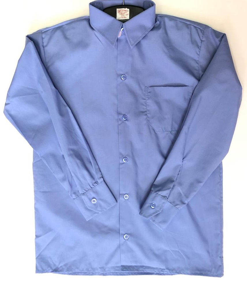 Shirt l/s powder blue – Esquires